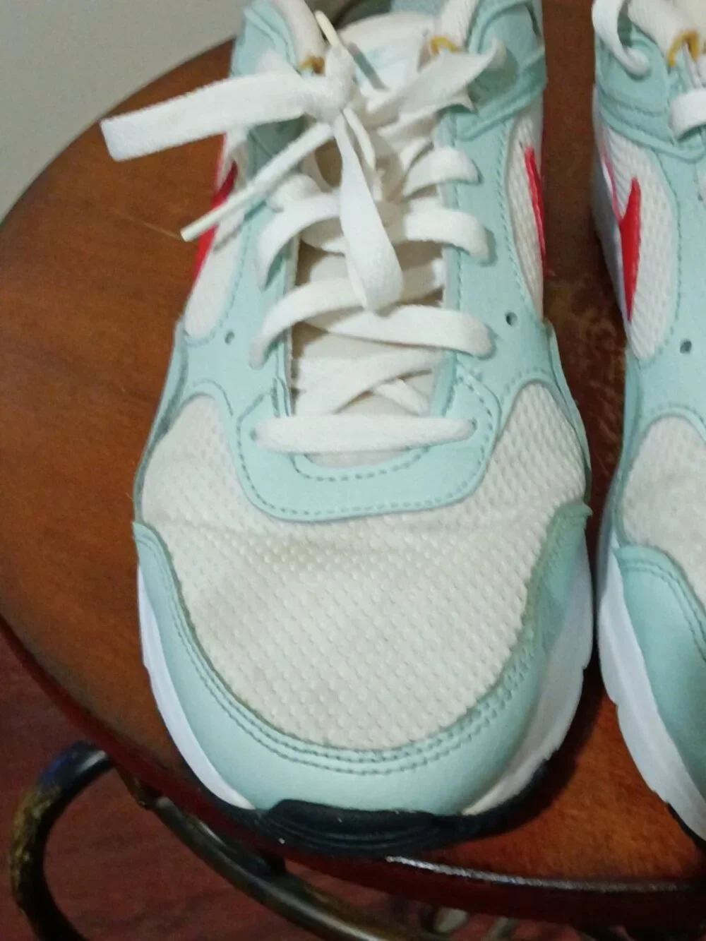 Nike Air Max SC SE Womens Size 9.5 White Blue Athletic Running Shoes Sneakers